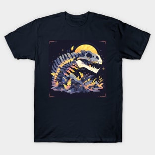 Mystery dinosaur skeleton T-Shirt